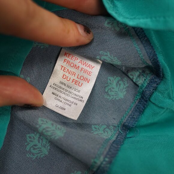 Women's Hatley 100% Silk Tank Blouse, Size Small - Picture 4 of 7